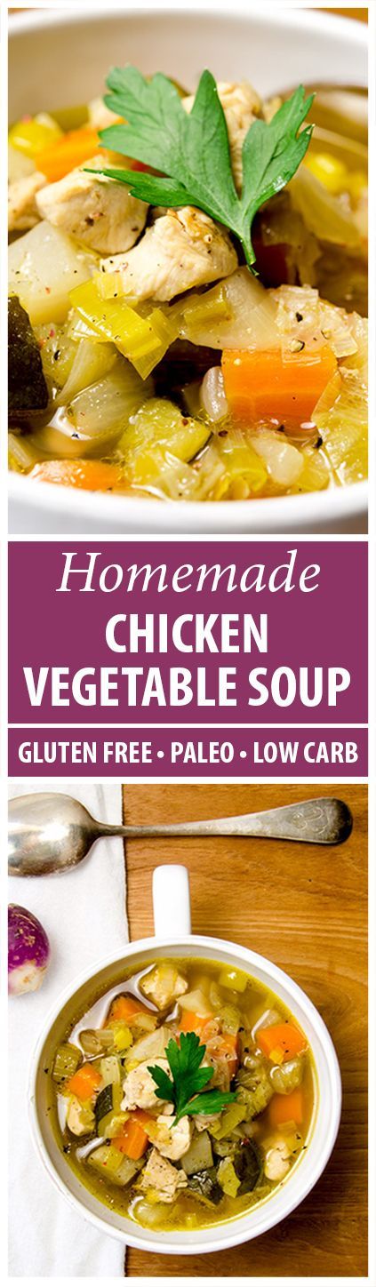 Homemade Chicken Vegetable Soup