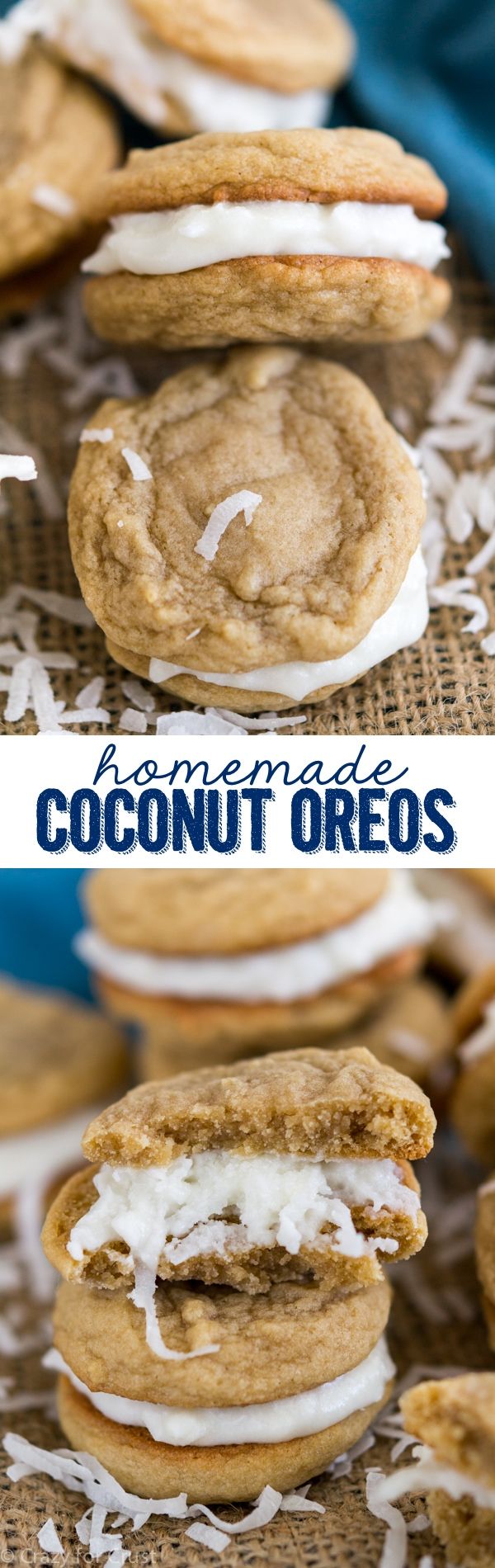 Homemade Coconut Oreos