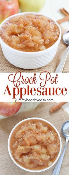 Homemade Crock Pot Applesauce