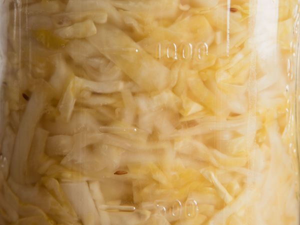 Homemade Fermented Sauerkraut