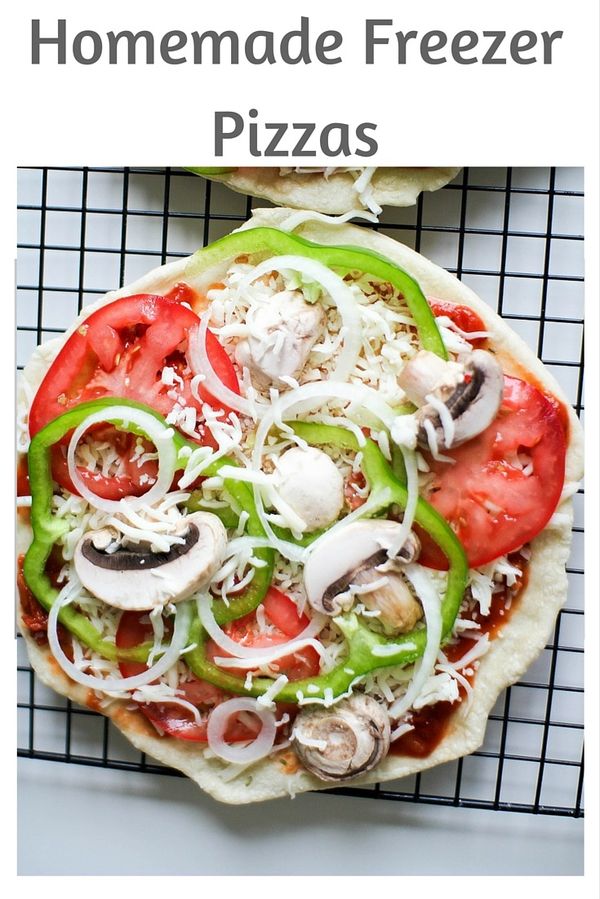 Homemade Freezer Pizzas