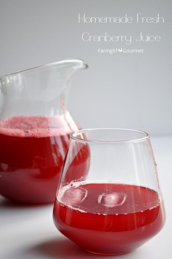 Homemade Fresh Cranberry Juice