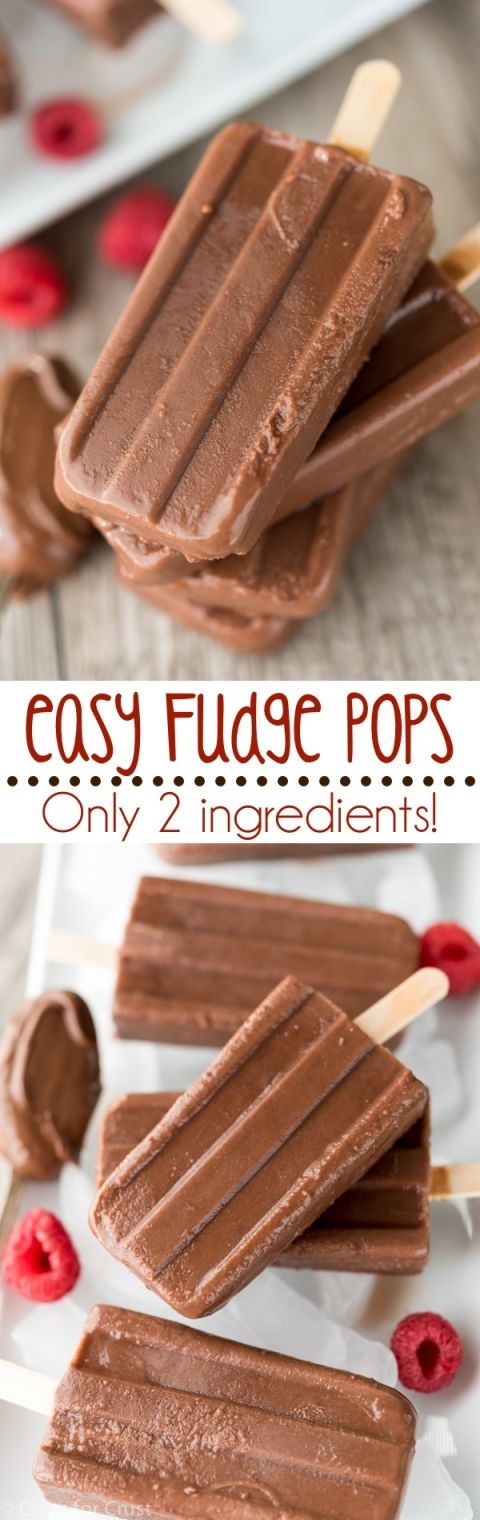 Homemade Fudge Pops