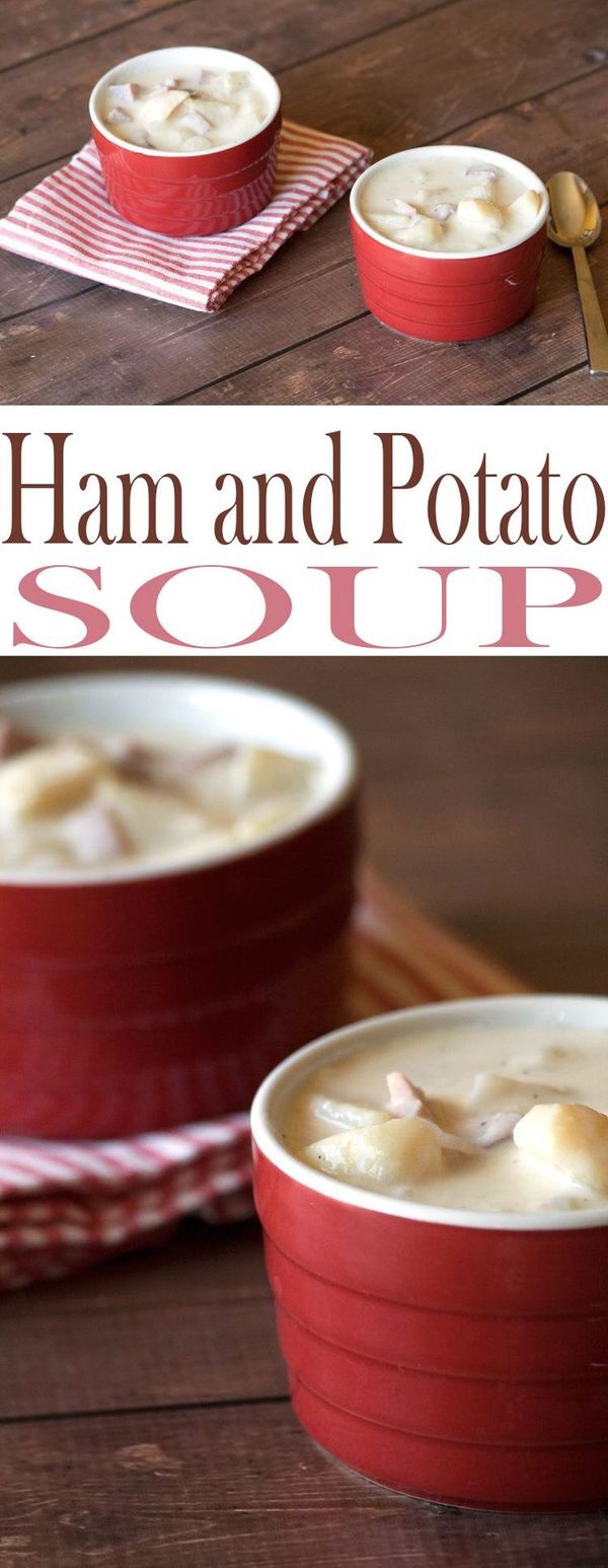 Homemade Ham and Potato Soup