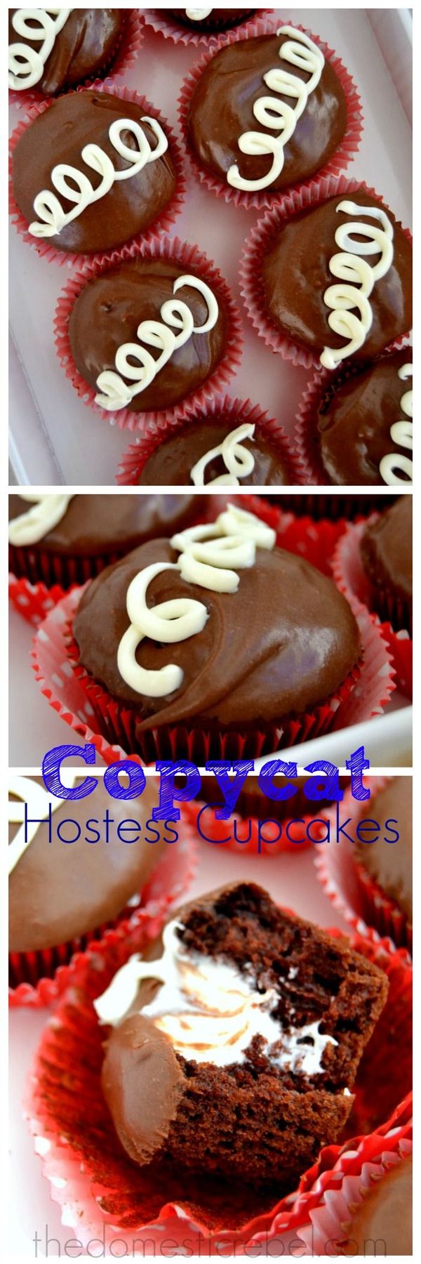 Homemade Hostess Cupcakes