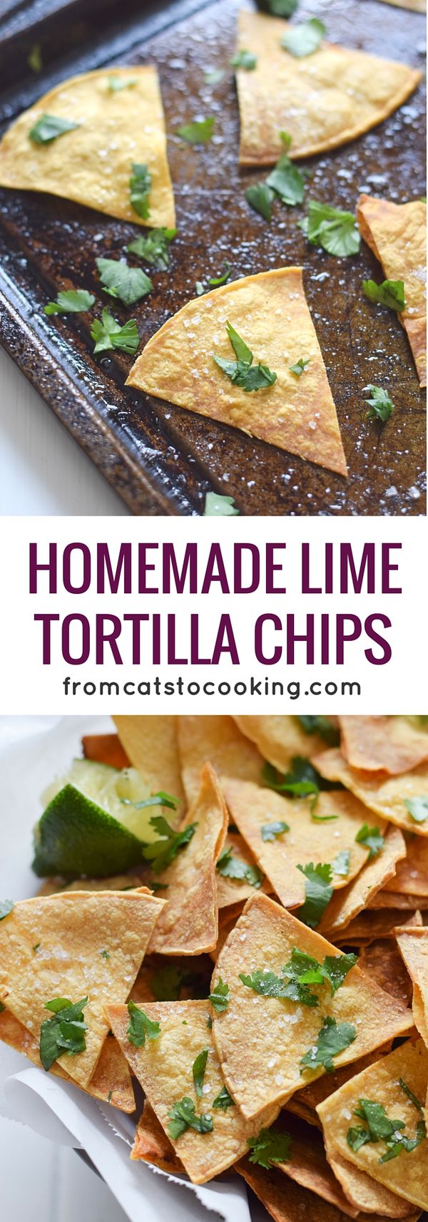 Homemade Lime Tortilla Chips