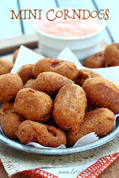 Homemade Mini Corndogs