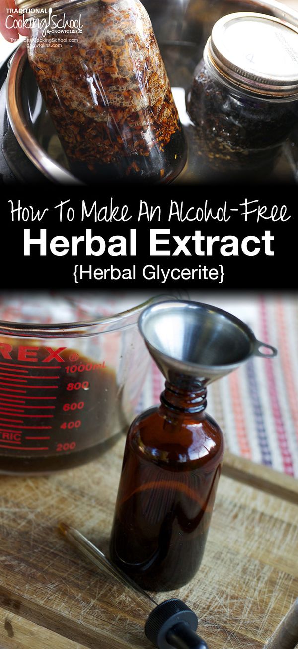 Homemade Non-Alcoholic Herbal Extract aka Herbal Glycerite