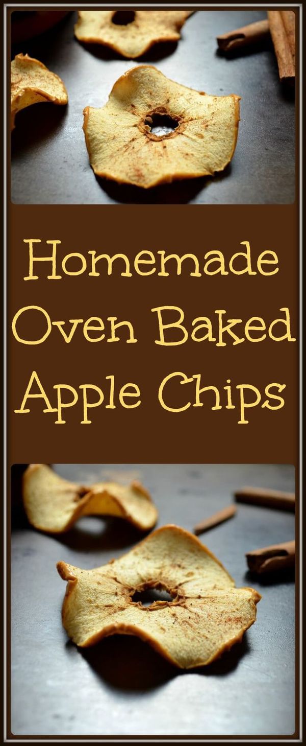 Homemade Oven Baked Apple Chips