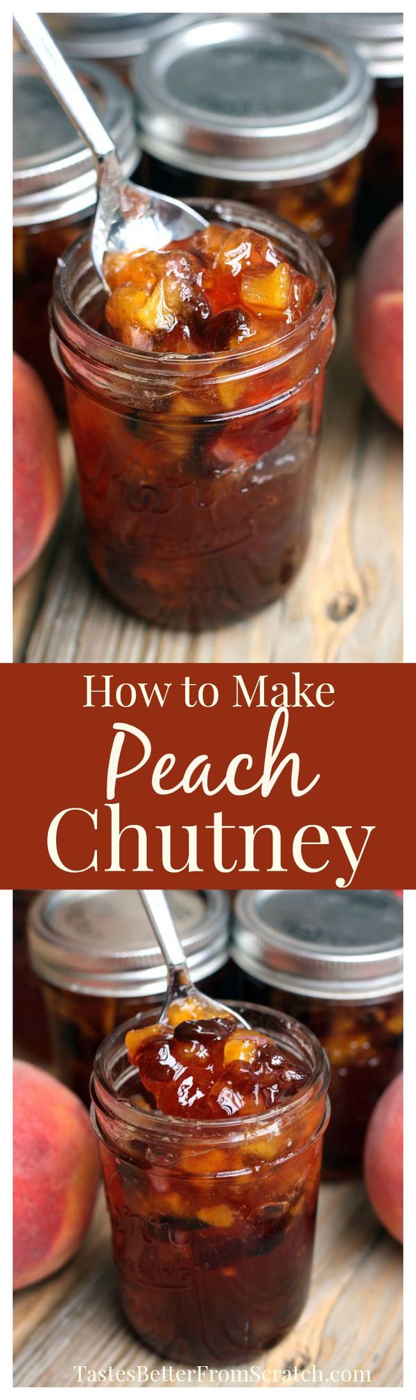 Homemade Peach Chutney