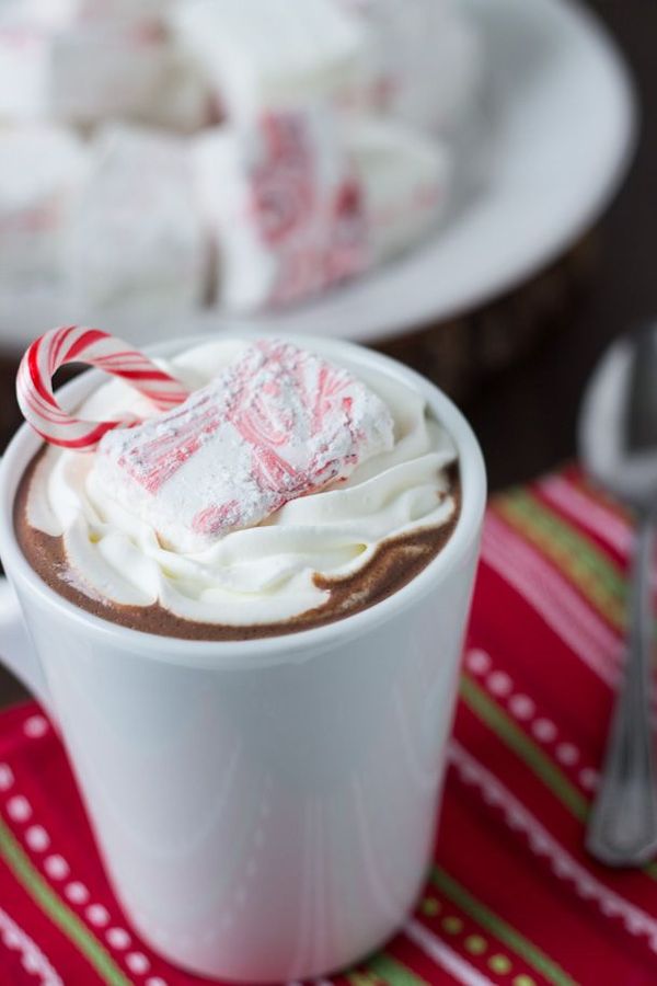 Homemade Peppermint Hot Cocoa