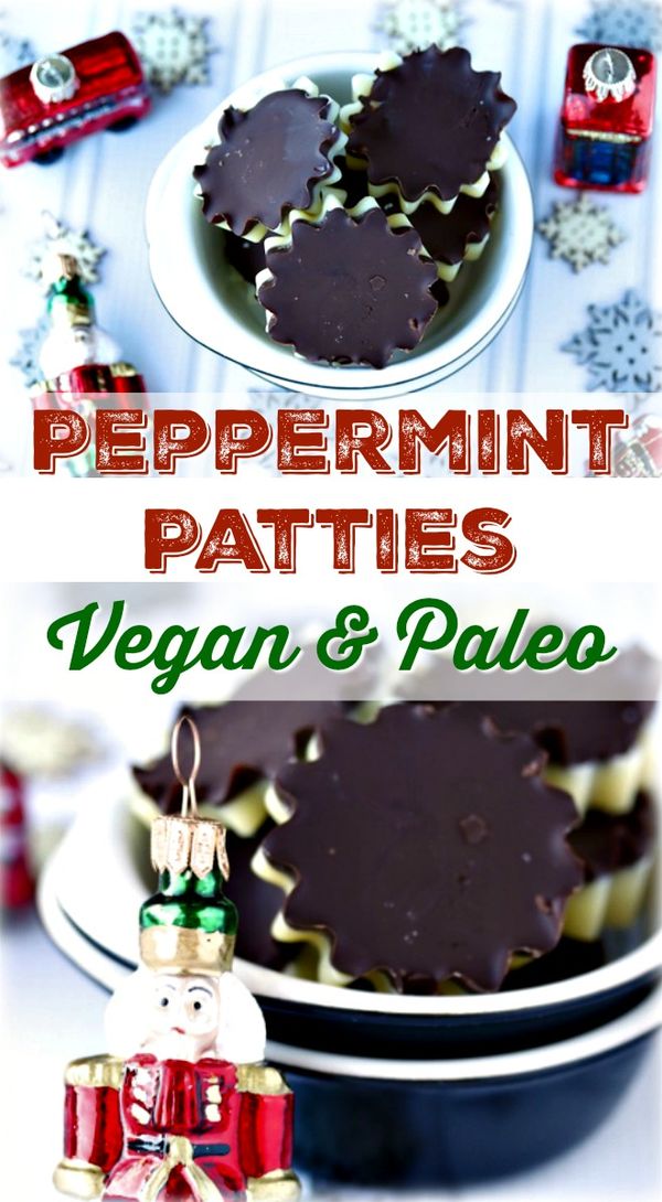 Homemade Peppermint Patties (Vegan & Paleo