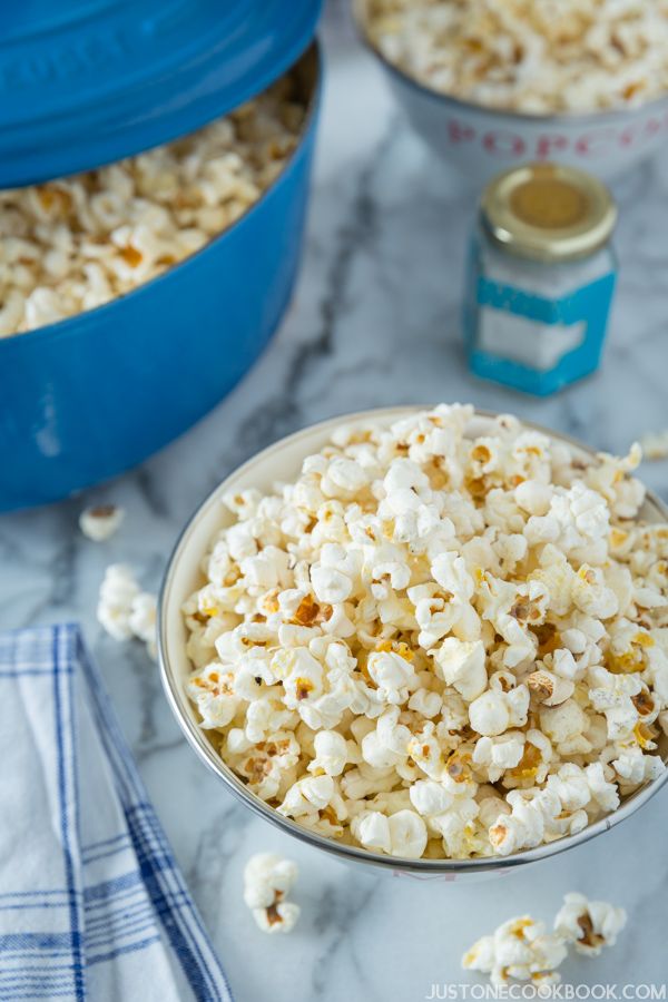 Homemade Popcorn with Truffle Salt