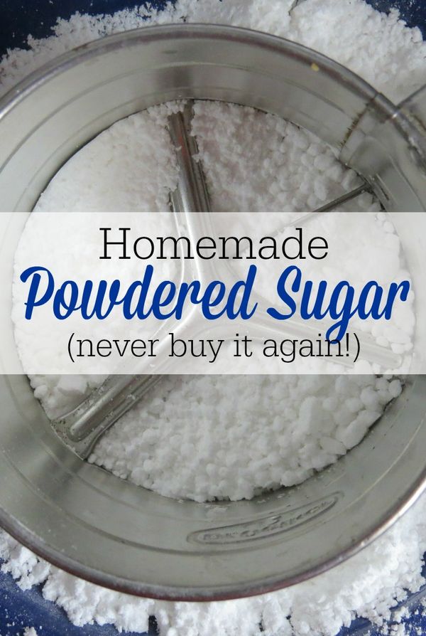 Homemade Powdered Sugar