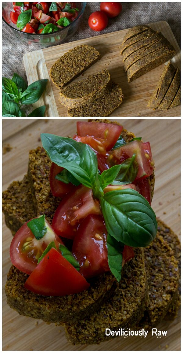 Homemade Raw Vegan Bread