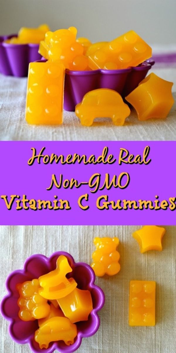 Homemade Real Non-GMO Vitamin C Gummies