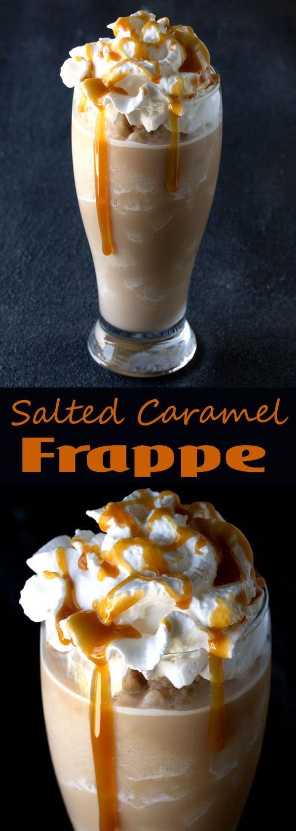 Homemade Salted Caramel Frappe