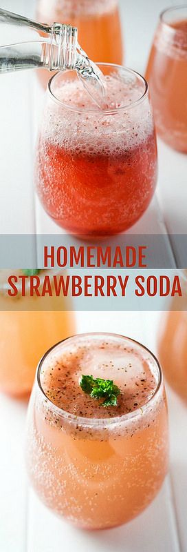 Homemade Strawberry Soda