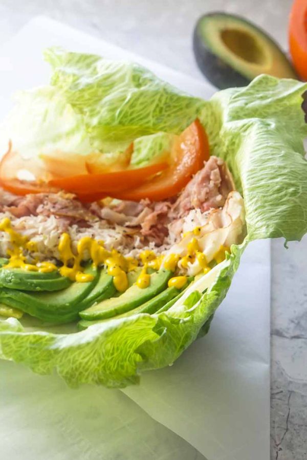 Homemade Unwich – Lettuce Wrap Sandwich