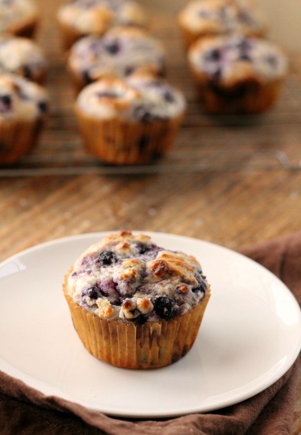 Homemade Wild Blueberry Muffins