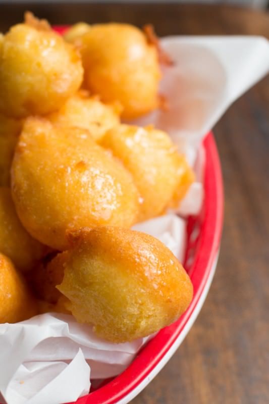 Honey Butter Fried Corn Fritters