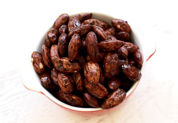 Honey-Cocoa Roasted Almonds (GAPS, Paleo