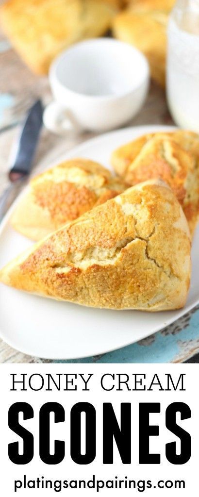 Honey Cream Scones