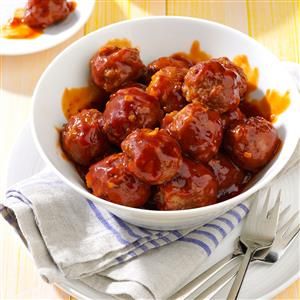 Honey-Garlic Glazed Meatballs