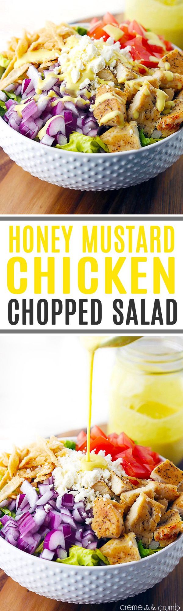 Honey Mustard Chicken Chopped Salad