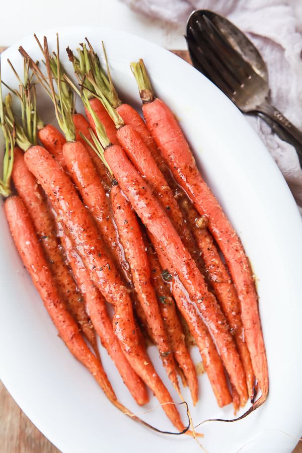 Honey Mustard Glazed Carrots