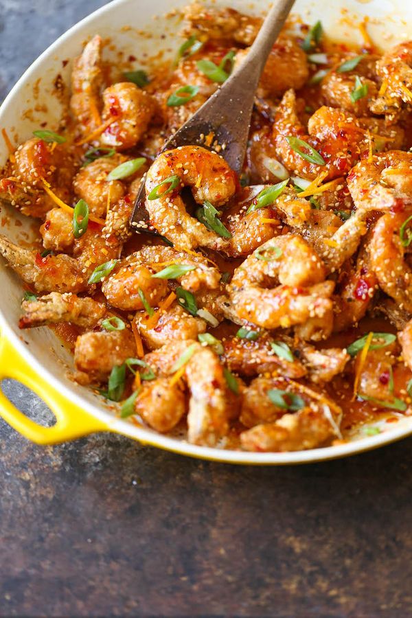 Honey Orange Firecracker Shrimp