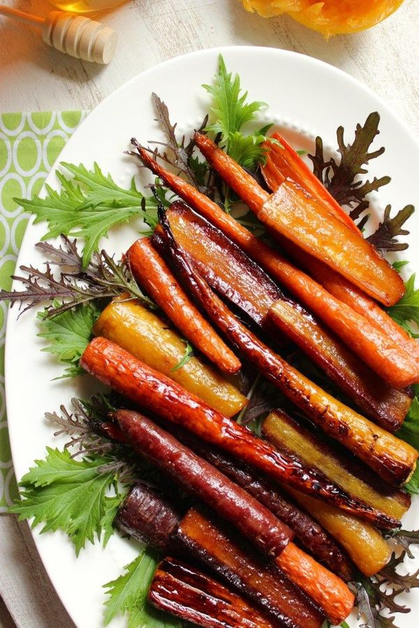 Honey Orange Roasted Carrots