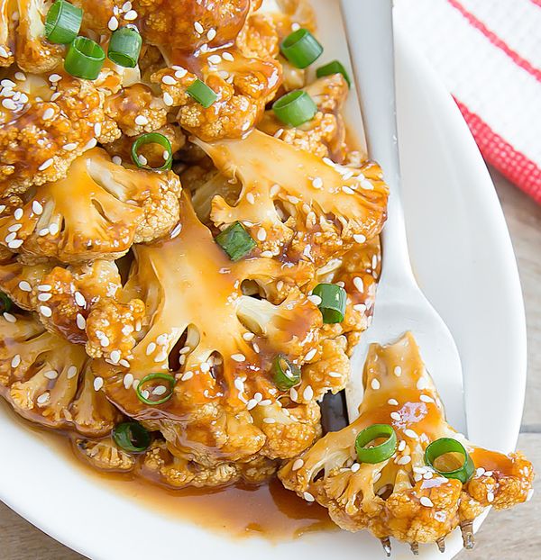 Honey Sesame Cauliflower