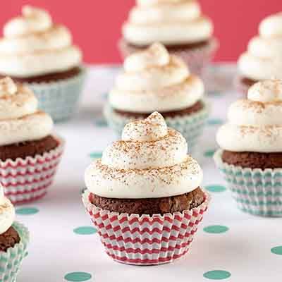 Horchata Cream Brownie Bites