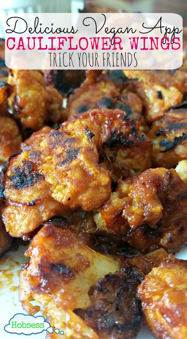 Hot BBQ Cauliflower Wings