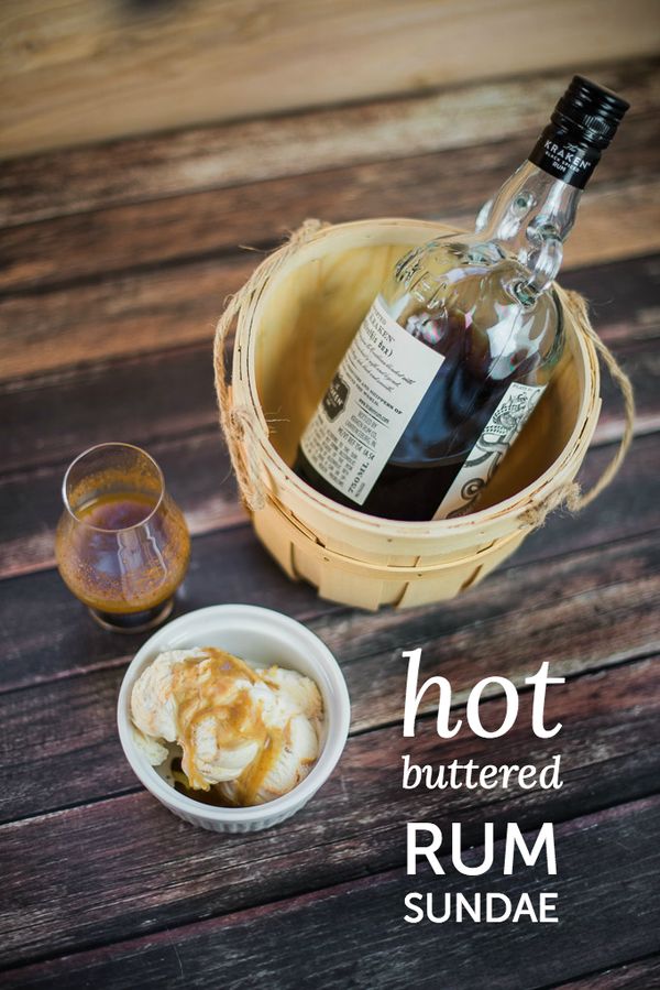 Hot Buttered Rum Sundae