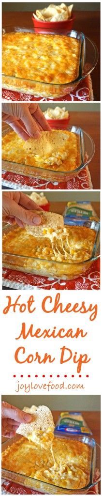 Hot Cheesy Mexican Corn Dip