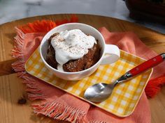 Hot Chocolate Bread Pudding