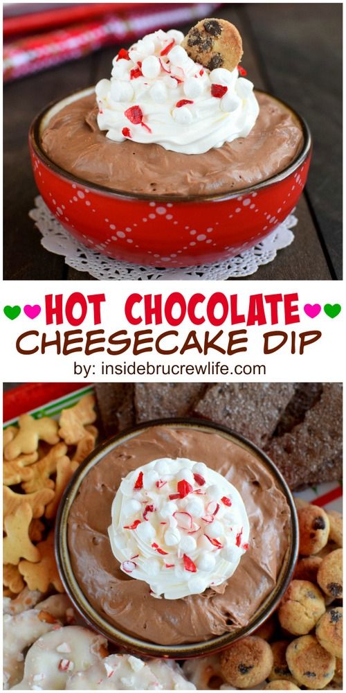 Hot Chocolate Cheesecake Dip