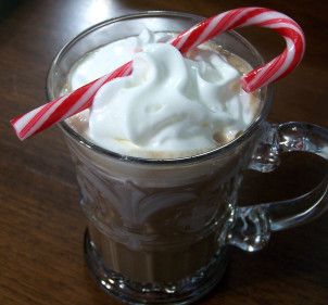 Hot Chocolate With Peppermint Schnapps