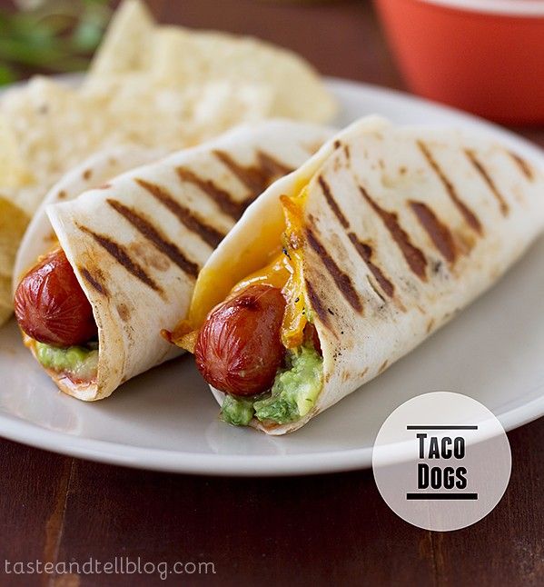 Hot Dogs go Mexican with these Taco Dogs