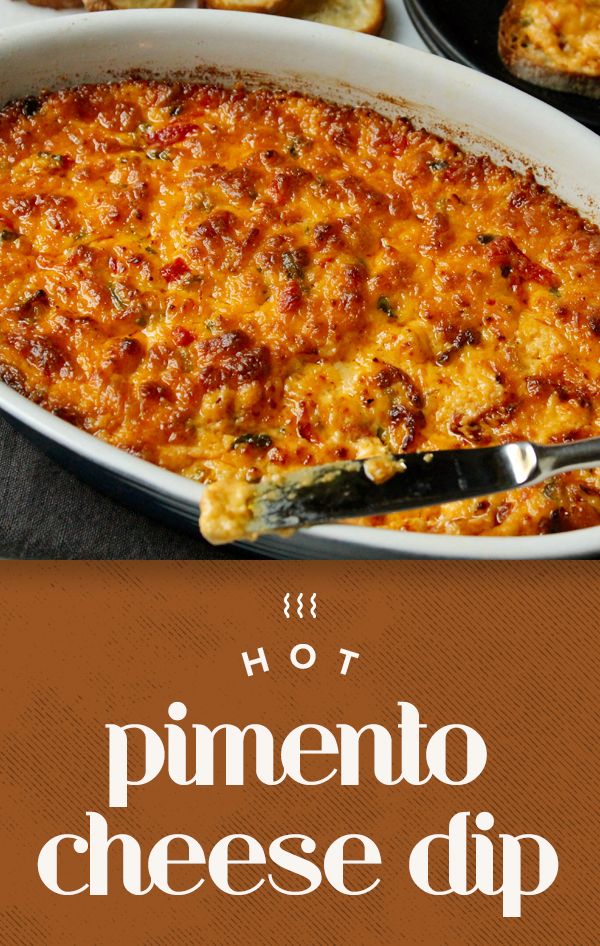 Hot Pimento Cheese Dip makes a great party treat