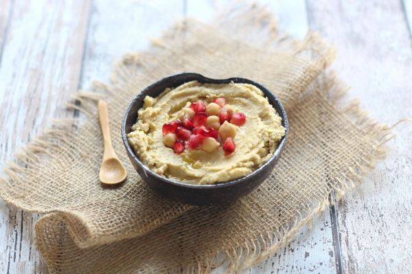 Houmous aux graines de grenade