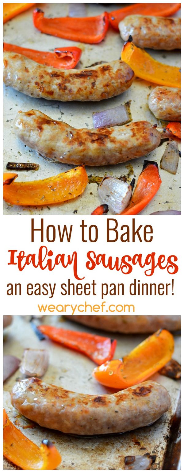 How to Bake Italian Sausage with Peppers