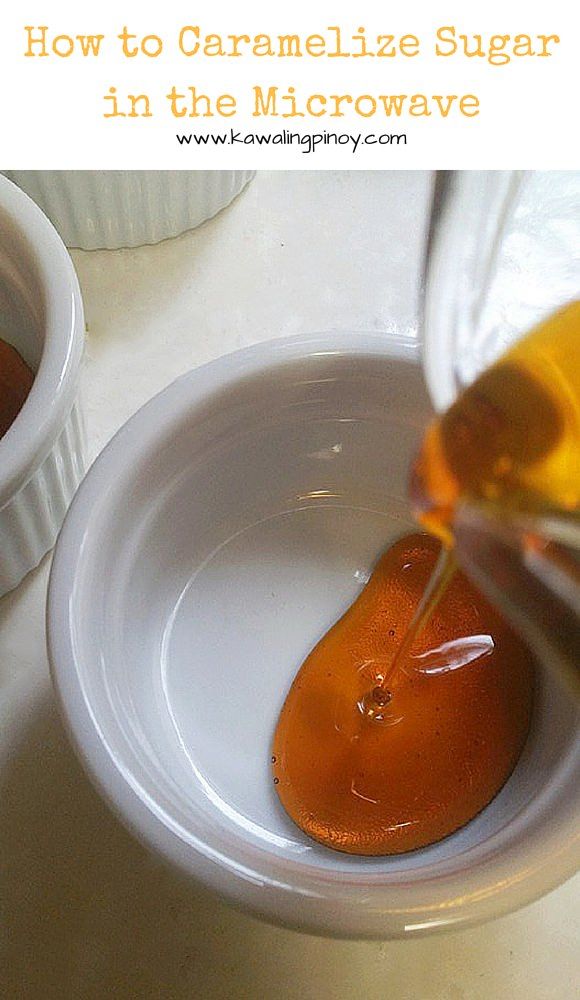 How to Caramelize Sugar in the Microwave