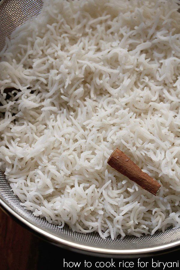 How to cook basmati rice for biryani