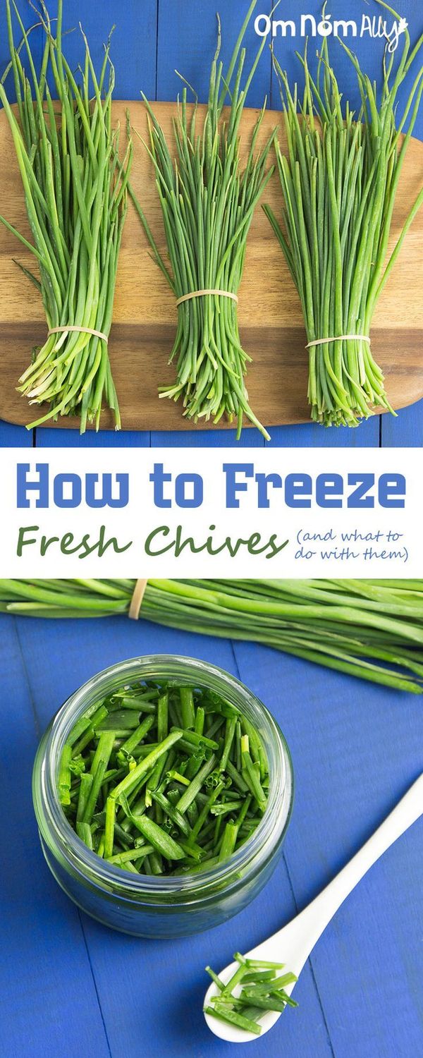 How to Freeze Fresh Chives