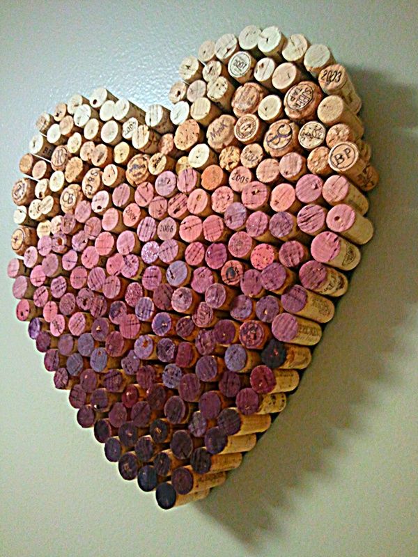 How to Make a Wine Cork Heart