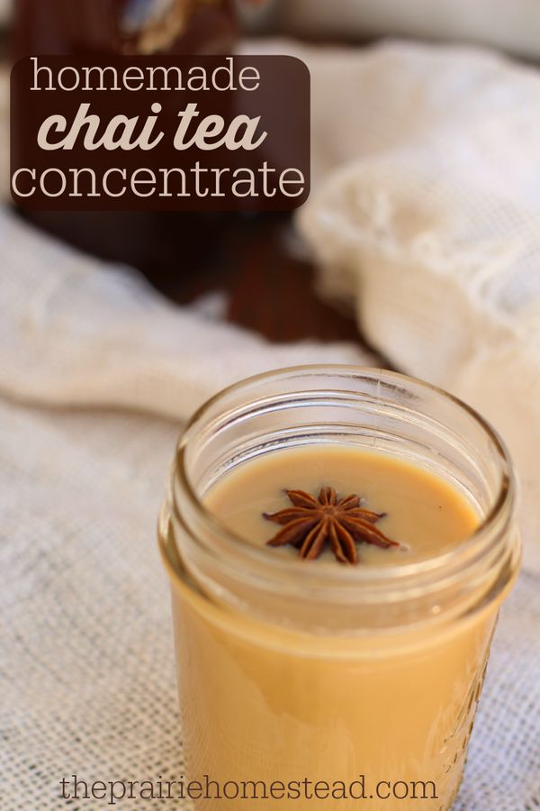 How to make Chai Tea Concentrate