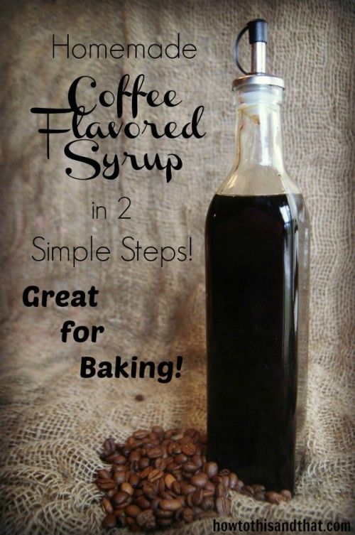 How To Make Coffee Flavored Syrup